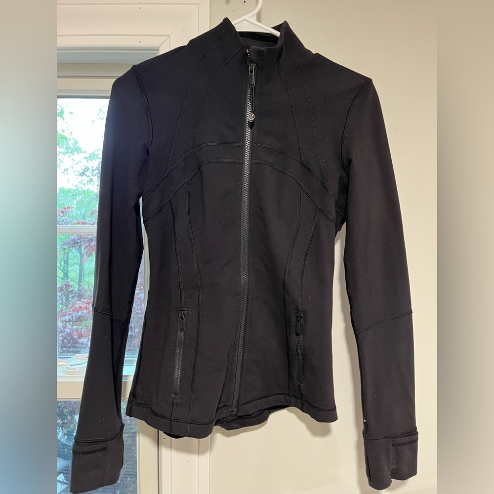 Black Define Jacket Lululemon size 4